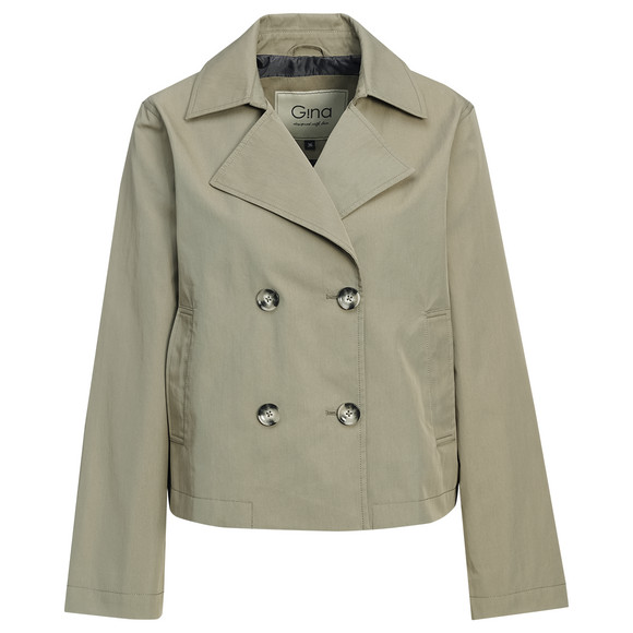 Damen Trenchjacke mit doppelter Knopfreihe