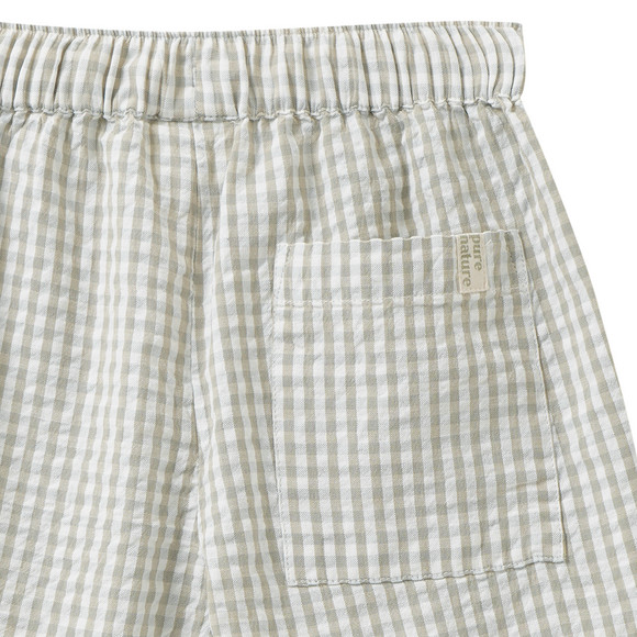 Baby Seersucker-Shorts kariert
