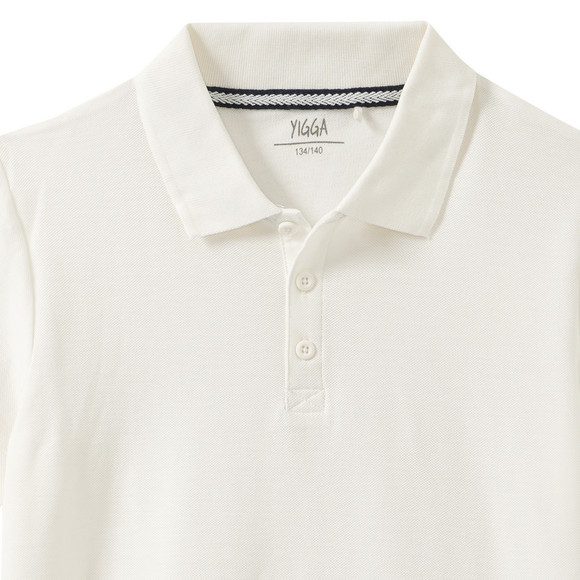 Poloshirt voor jongens in piqué-kwaliteit