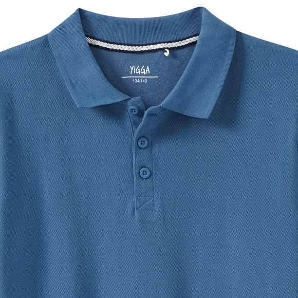 Poloshirt voor jongens in piqué-kwaliteit