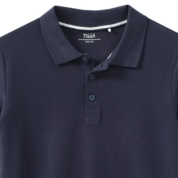 Poloshirt voor jongens in piqué-kwaliteit