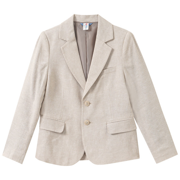 Jungen Leinen-Anzugblazer mit Reverskragen