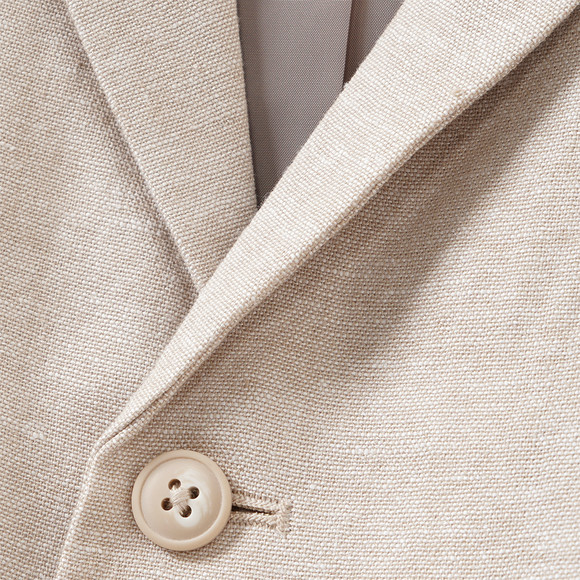Jungen Leinen-Anzugblazer mit Reverskragen