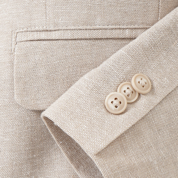 Jungen Leinen-Anzugblazer mit Reverskragen