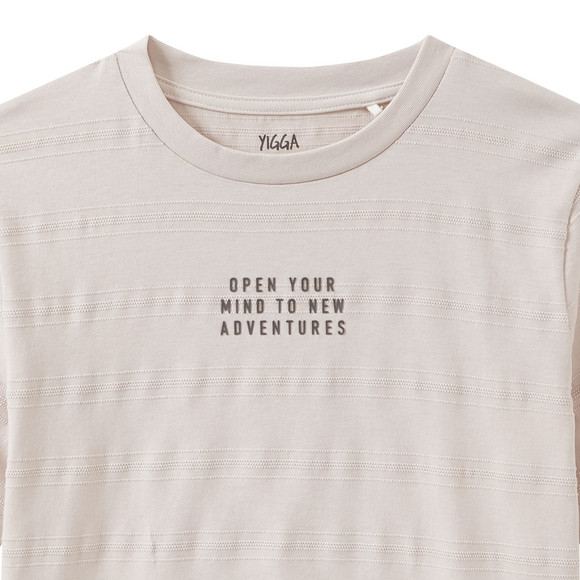 Jungen T-Shirt mit Text-Print