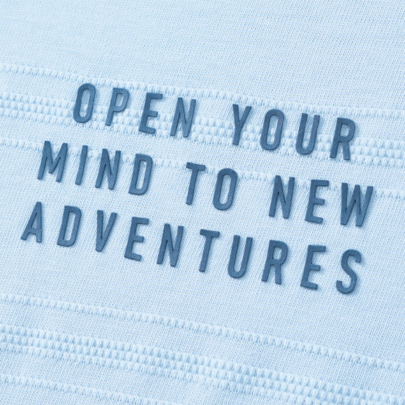 Jungen T-Shirt mit Text-Print