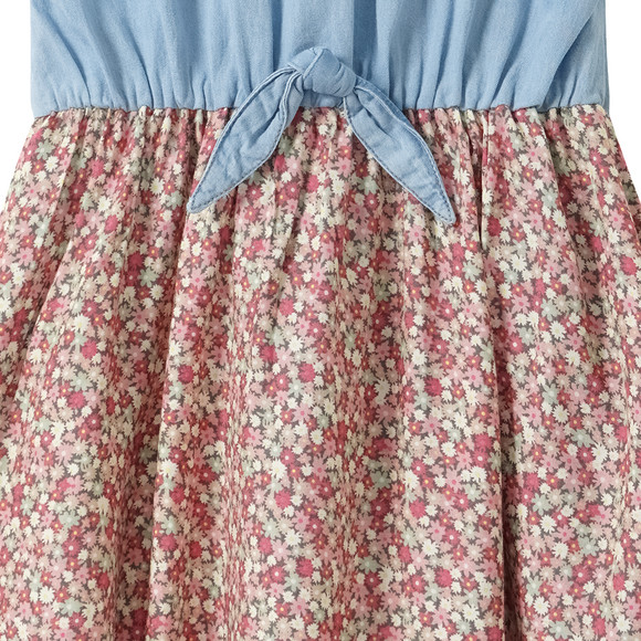 Mädchen Kleid mit Blümchen-Print
