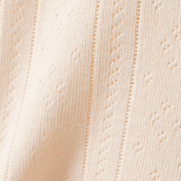 Mädchen T-Shirt mit Ajour-Muster