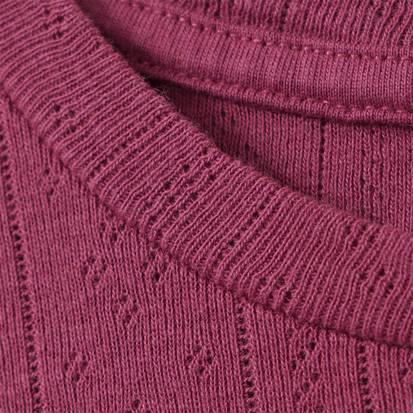 Meisjes T-shirt met ajourpatroon