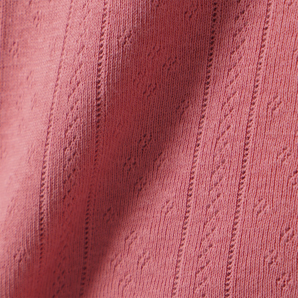 Mädchen T-Shirt mit Ajour-Muster