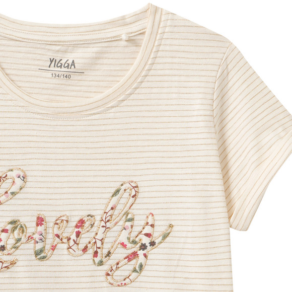 Meisjes T-shirt met strepen
