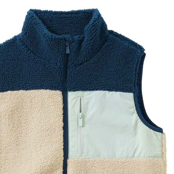 Jungen Teddyweste mit Taschen