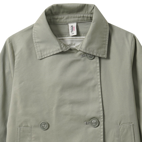 Mädchen Trenchcoat mit doppelter Knopfreihe