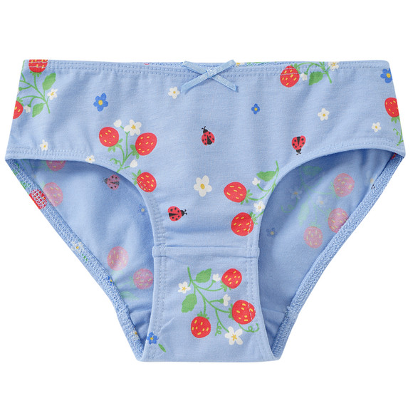 3 Mädchen Slips mit Bio-Baumwolle