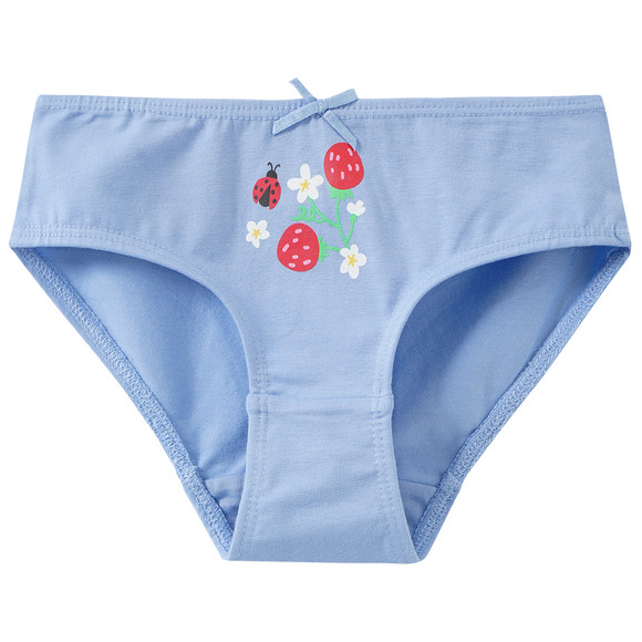 3 Mädchen Slips mit Bio-Baumwolle