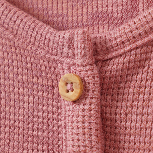 Mädchen Schlafanzug mit Waffel-Struktur