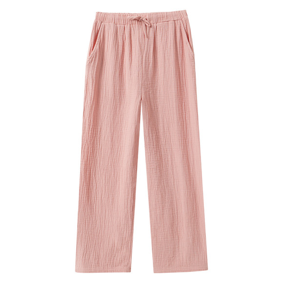 Mädchen Musselin-Schlafanzug in Unifarben