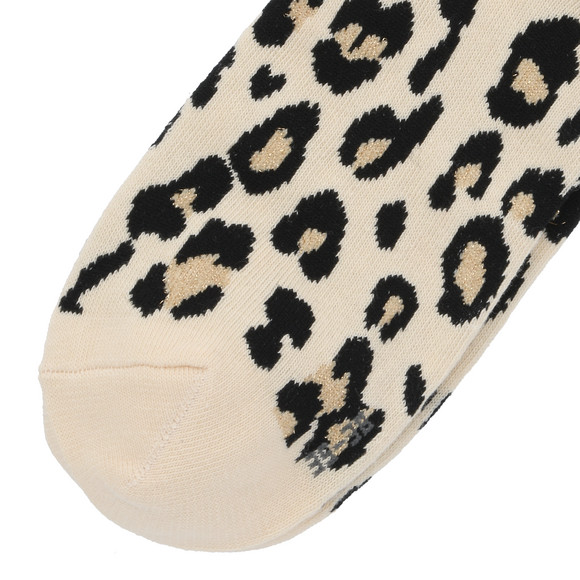 1 Paar Damen Socken mit Leo-Muster