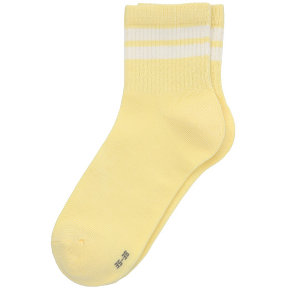 1 Paar Damen Tennissocken mit Streifen
