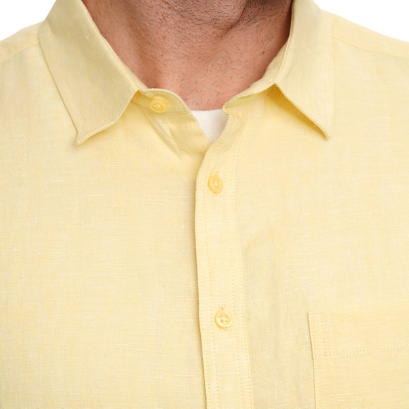 Herren Leinen-Hemd mit kurzen Ärmeln