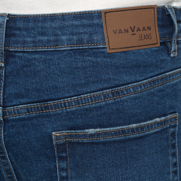 Herren Regular Jeansshorts in Denim-Optik