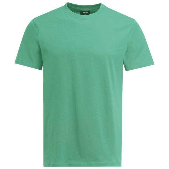 T-shirt voor heren in basic look groen