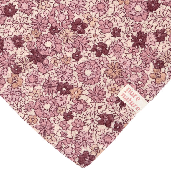 Baby Musselin-Bandana mit Blümchen