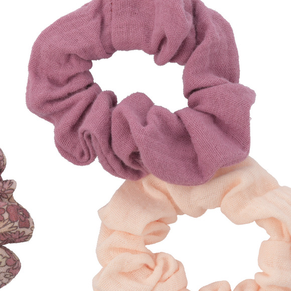 Set van 3 mousseline scrunchies
