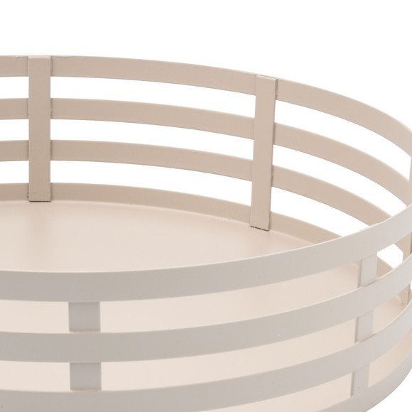 Decoratief metalen dienblad