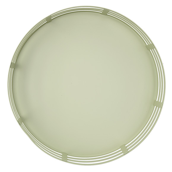 Decoratief metalen dienblad