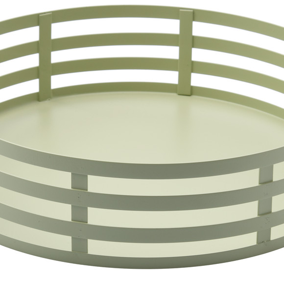 Decoratief metalen dienblad