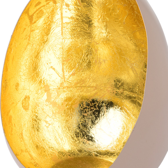 Grote theelichthouder in eivorm