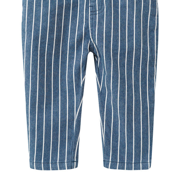 Baby Jeanslatzhose mit Stickerei