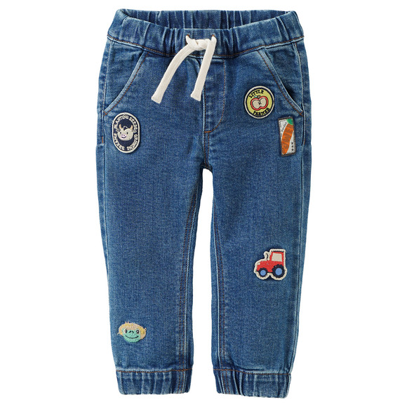 Baby pull-on jeans met stiksel