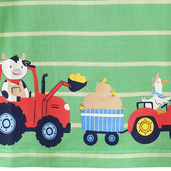 Baby T-Shirt mit Traktor-Print