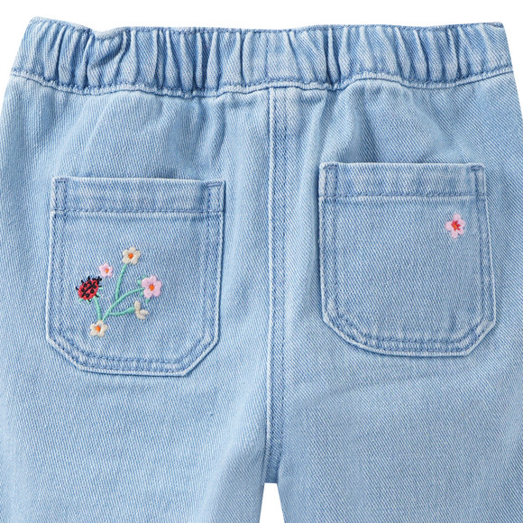 Baby Jeans mit Stickereien