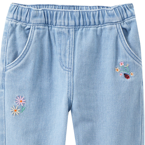 Baby Jeans mit Stickereien