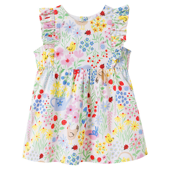 Baby Kleid mit Blumen-Allover