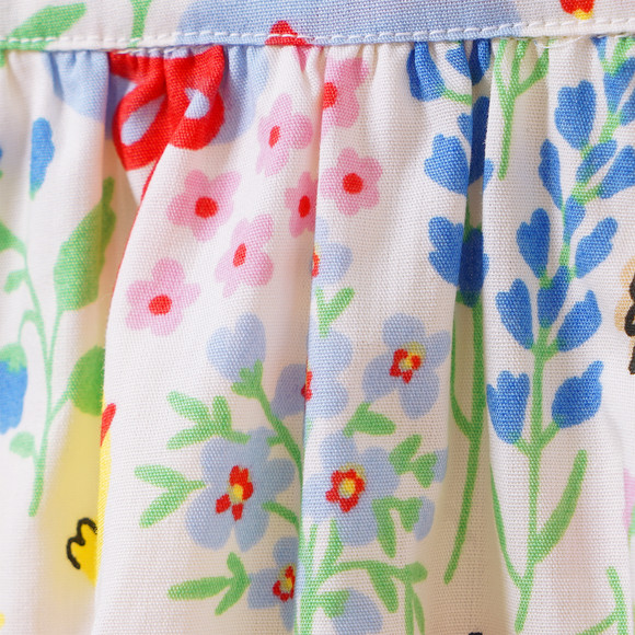 Baby Kleid mit Blumen-Allover