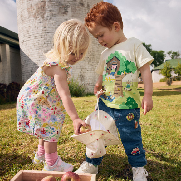 Baby Kleid mit Blumen-Allover