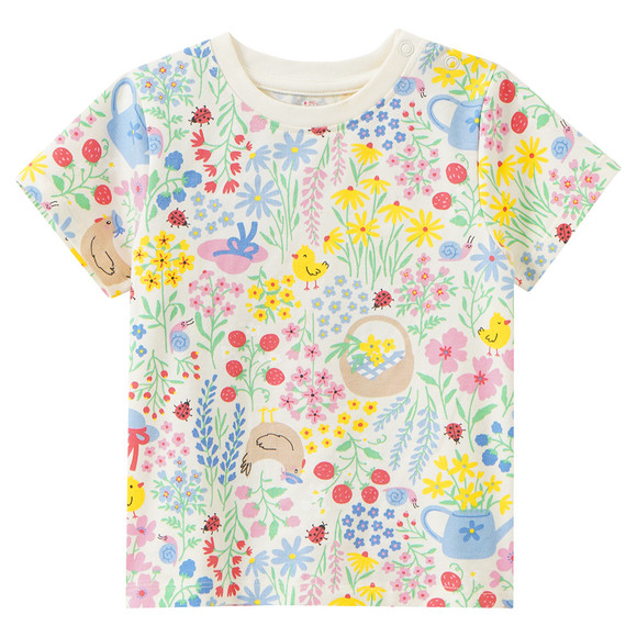 Baby T-Shirt mit Allover-Print