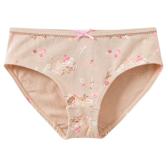 3 Mädchen Slips mit Bio-Baumwolle