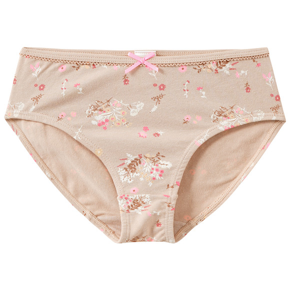 3 Mädchen Slips mit Bio-Baumwolle