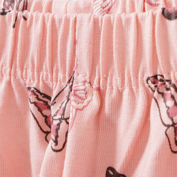 Mädchen Schlafanzug mit Schmetterling-Allover