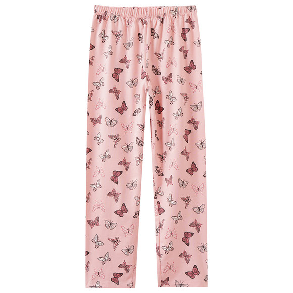 Mädchen Schlafanzug mit Schmetterling-Allover