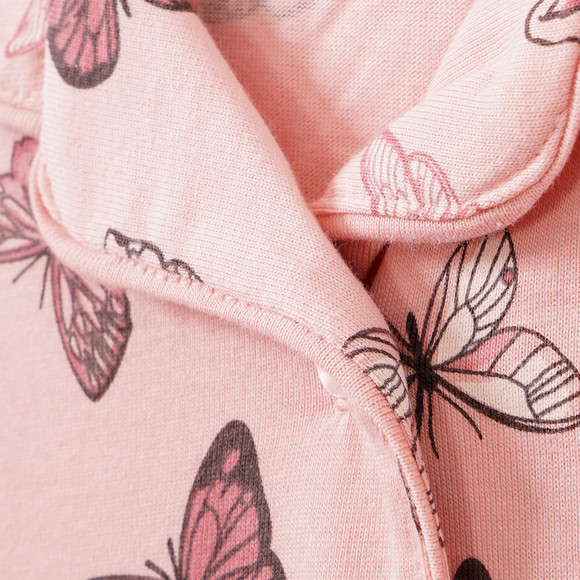 Mädchen Schlafanzug mit Schmetterling-Allover