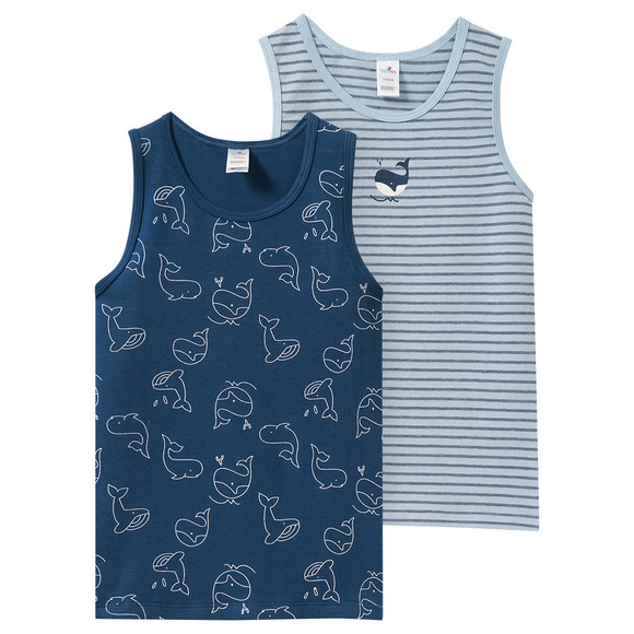 2 Jungen Unterhemden im Set