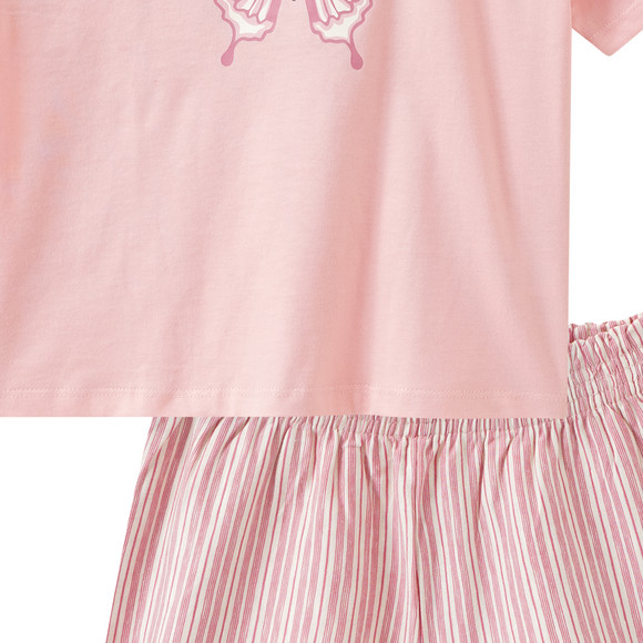 Mädchen Shorty mit Schmetterlings-Print