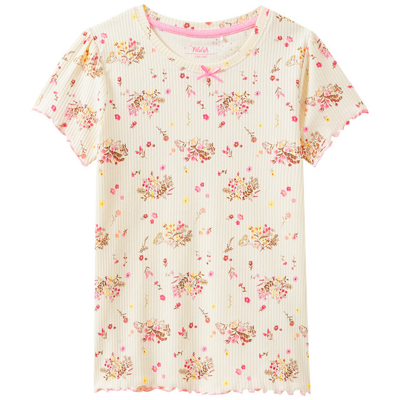 Mädchen Shorty mit Blumen-Allover