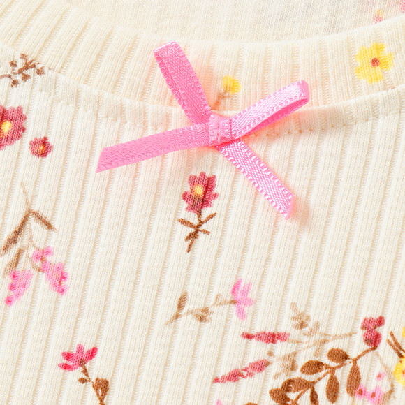 Mädchen Shorty mit Blumen-Allover